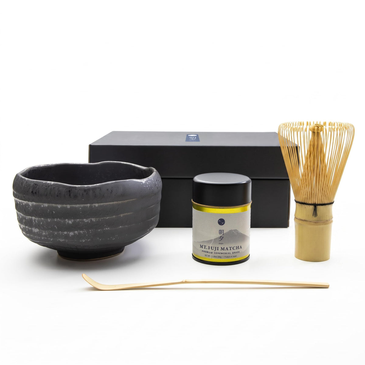 Matcha Ceremony Set Crystal Glaze Mino ware bowl