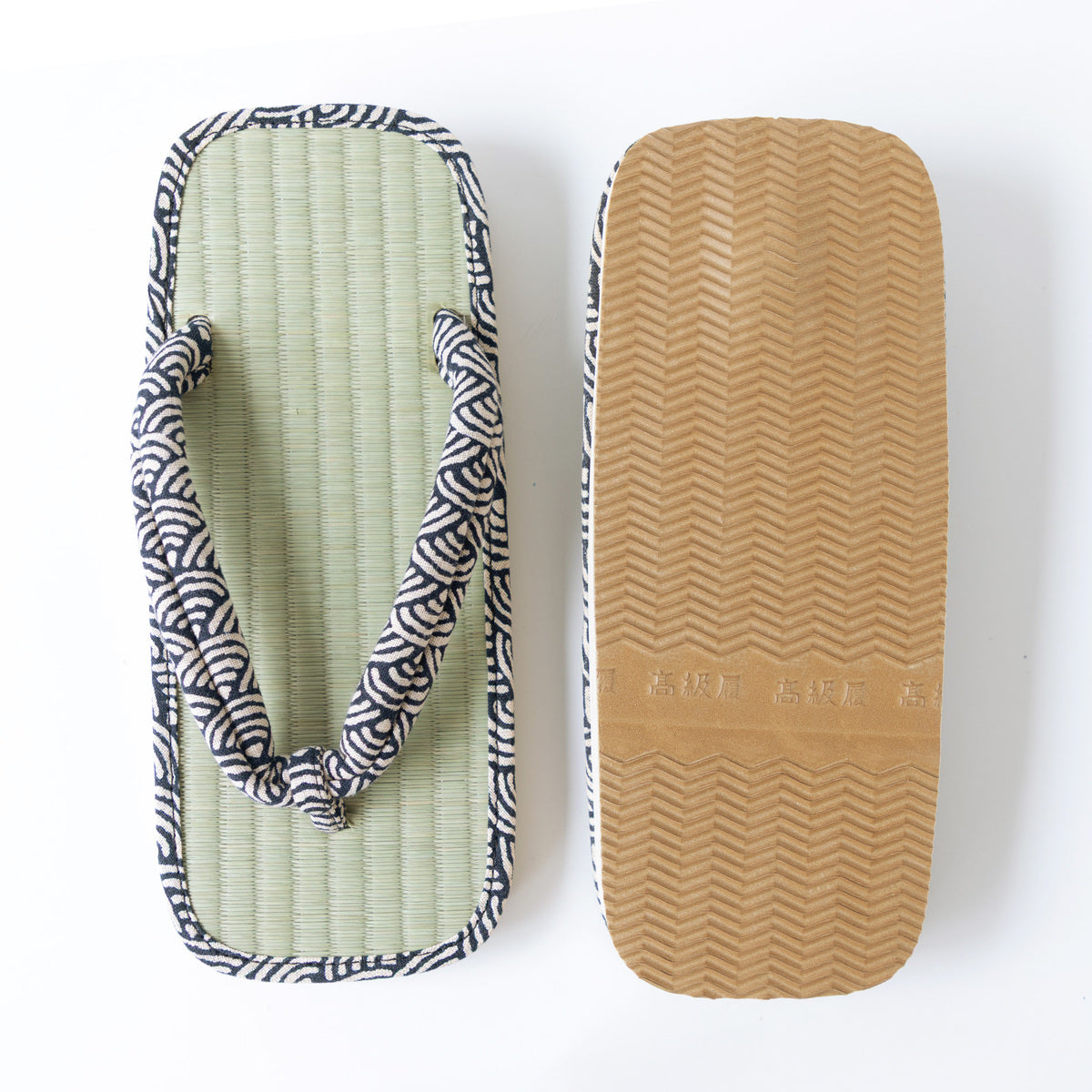 Seigaiha sandals