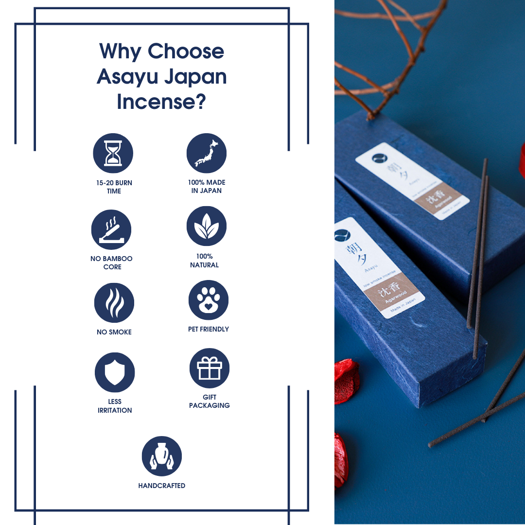 quick descirption of asayu incense benefits
