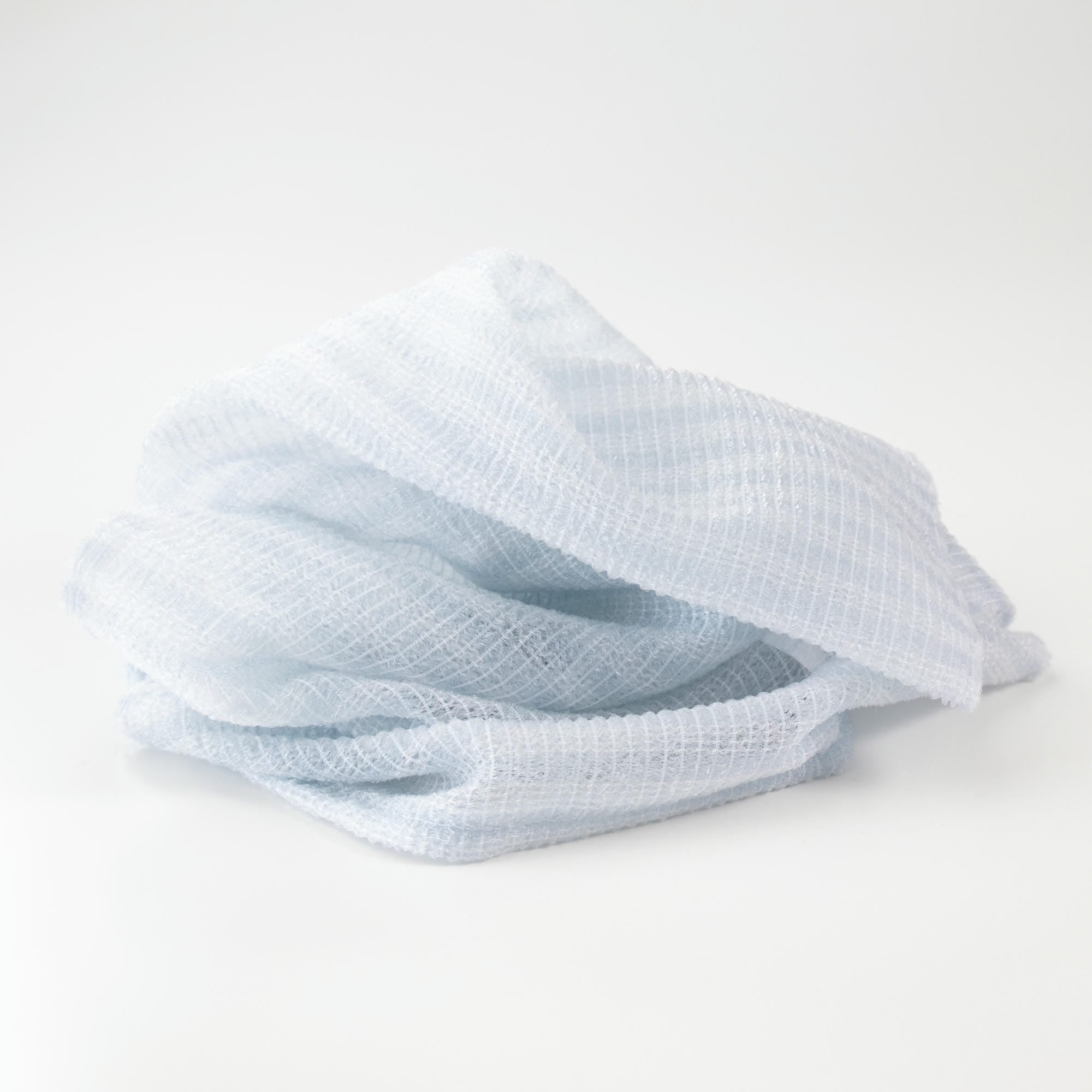 Exfoliating Soft Body Towel  Blue & White