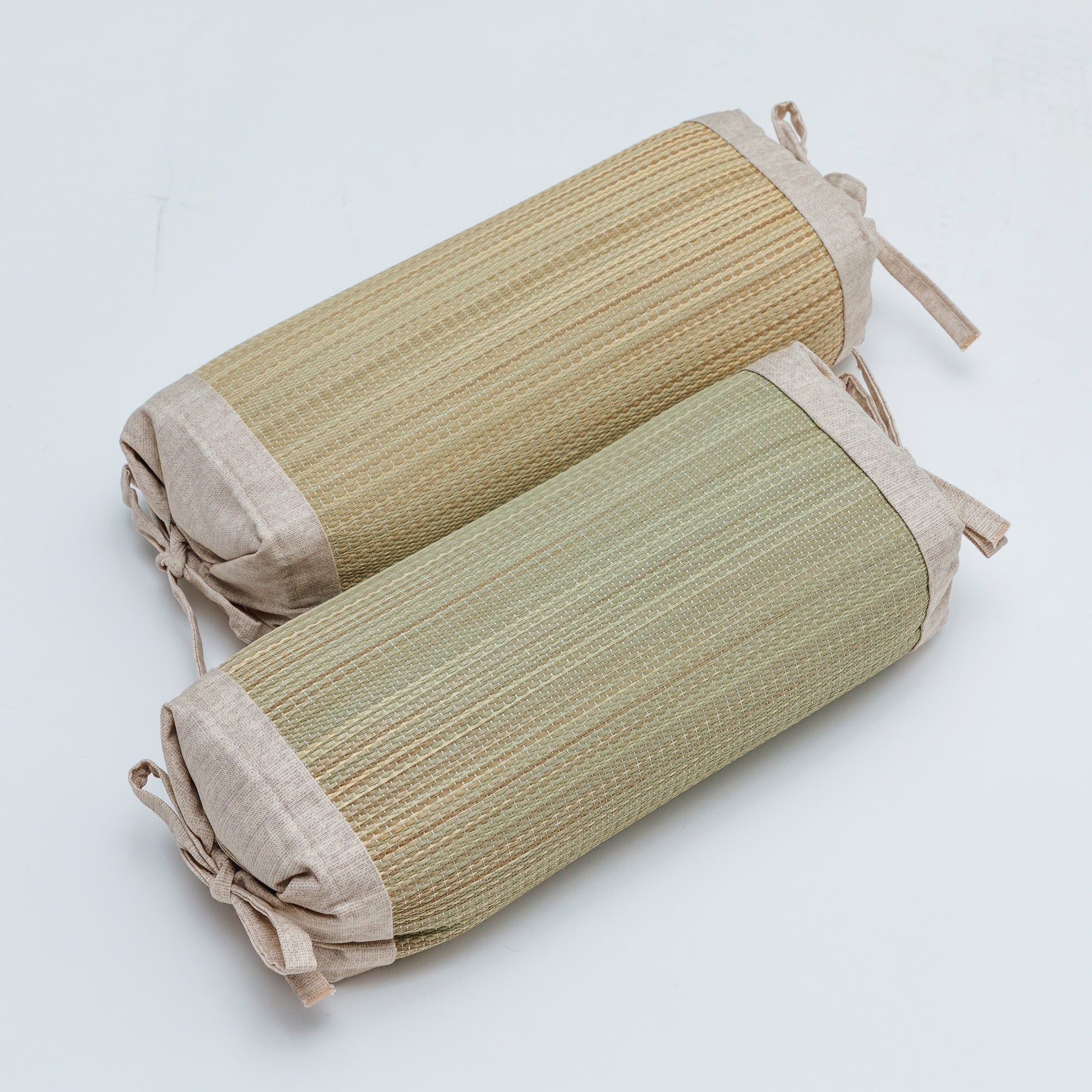 Japanese Igusa Square Pillow Beige