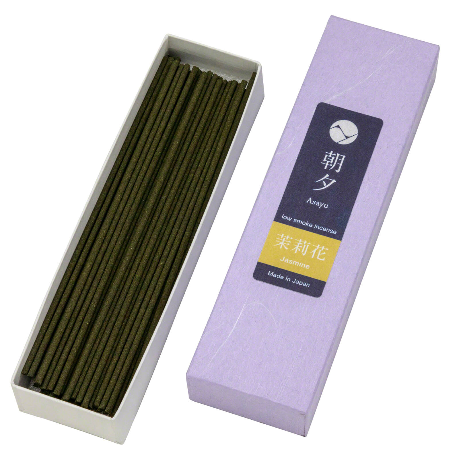 20g Box of jasmine incense sticks opened in display