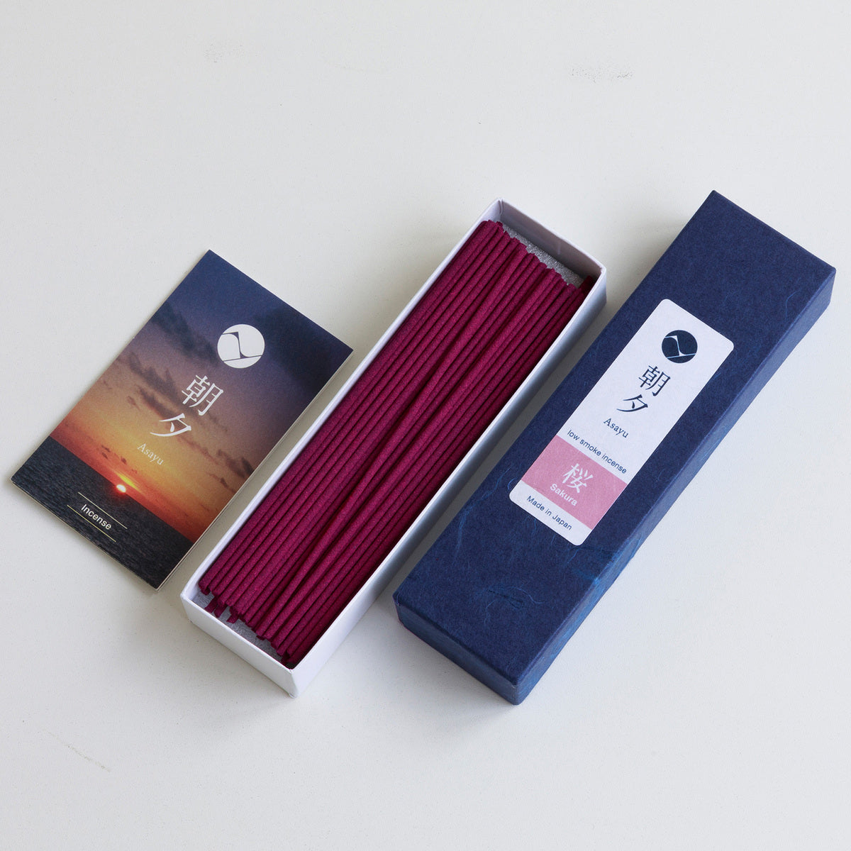 sakura incense box with asayu catalog