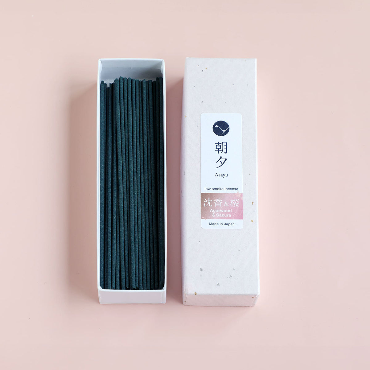 20g sakura agarwood incense in box pink background