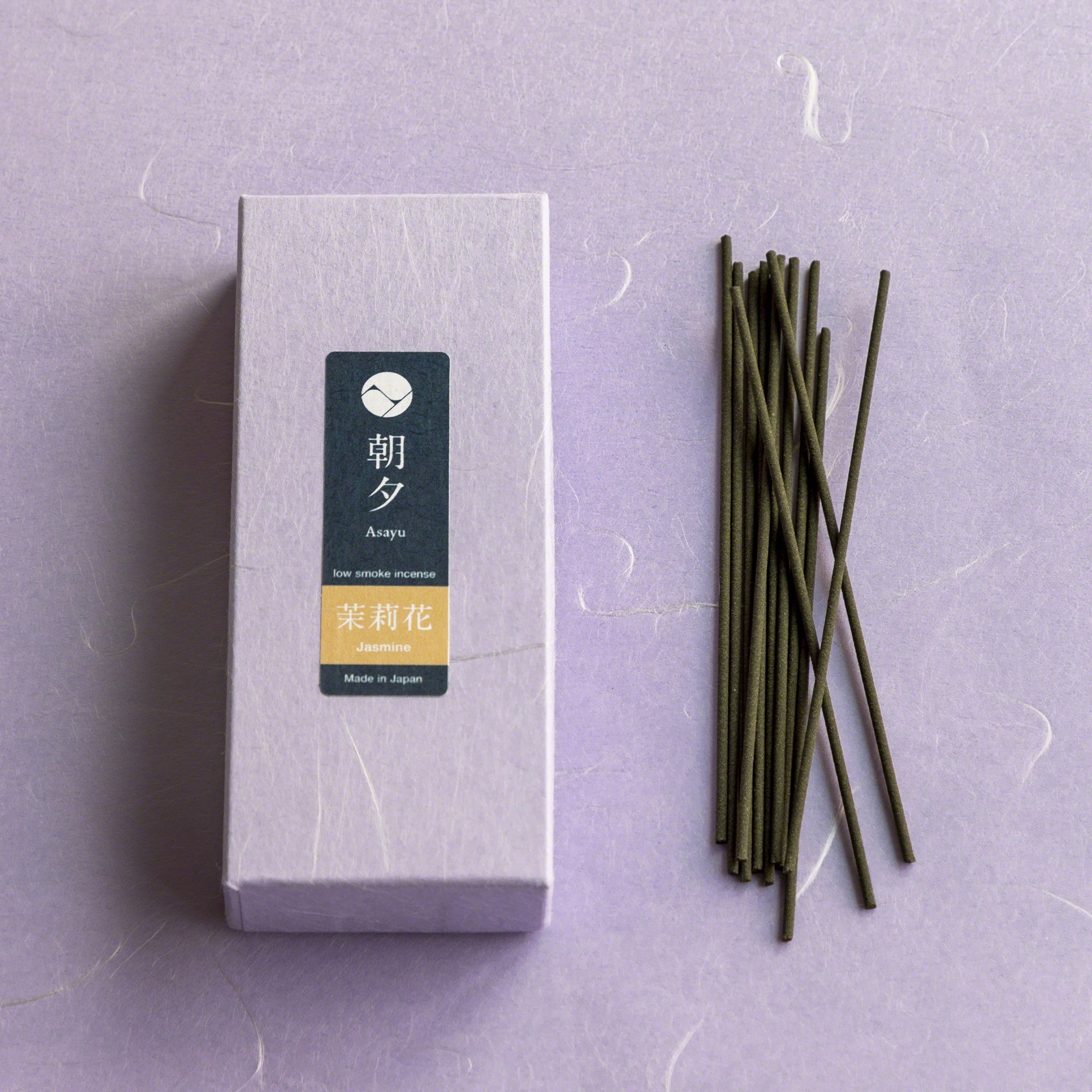 Asayu Japan Low Smoke Incense Sticks Jasmine Scent