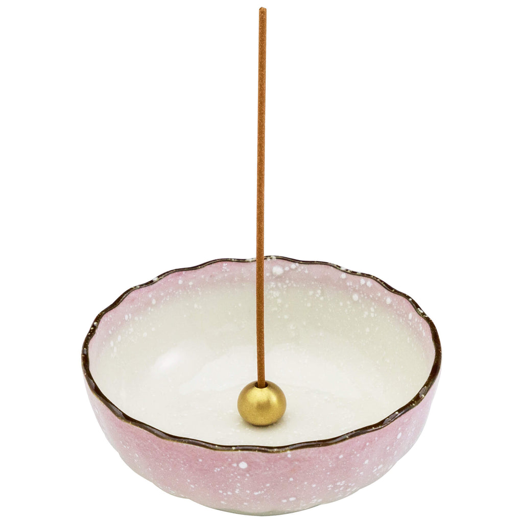 Pastel Pink Lotus Incense Holder