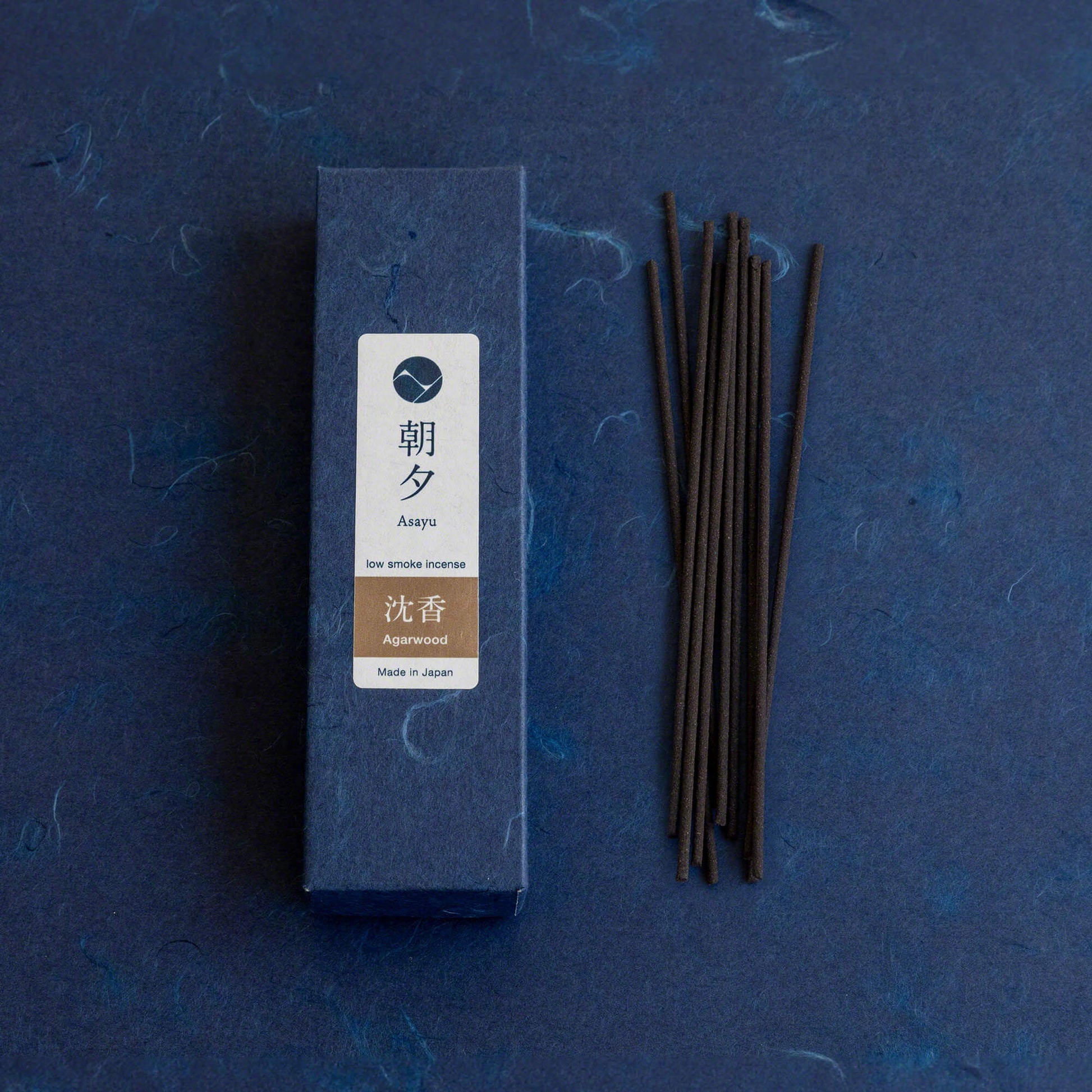 [ Free Shipping in continental US, CANADA, and UK ]Discover the essence of tranquility with Asayu Japan's 100% Agarwood Low Smoke Incense Sticks. Crafted in Awaji, Japan, these natural sticks offer a serene agarwood aroma, perfect for meditation and relaxation. Each 20g box contains 35-40 sticks, with a gentle scent lasting around 25 minutes. 