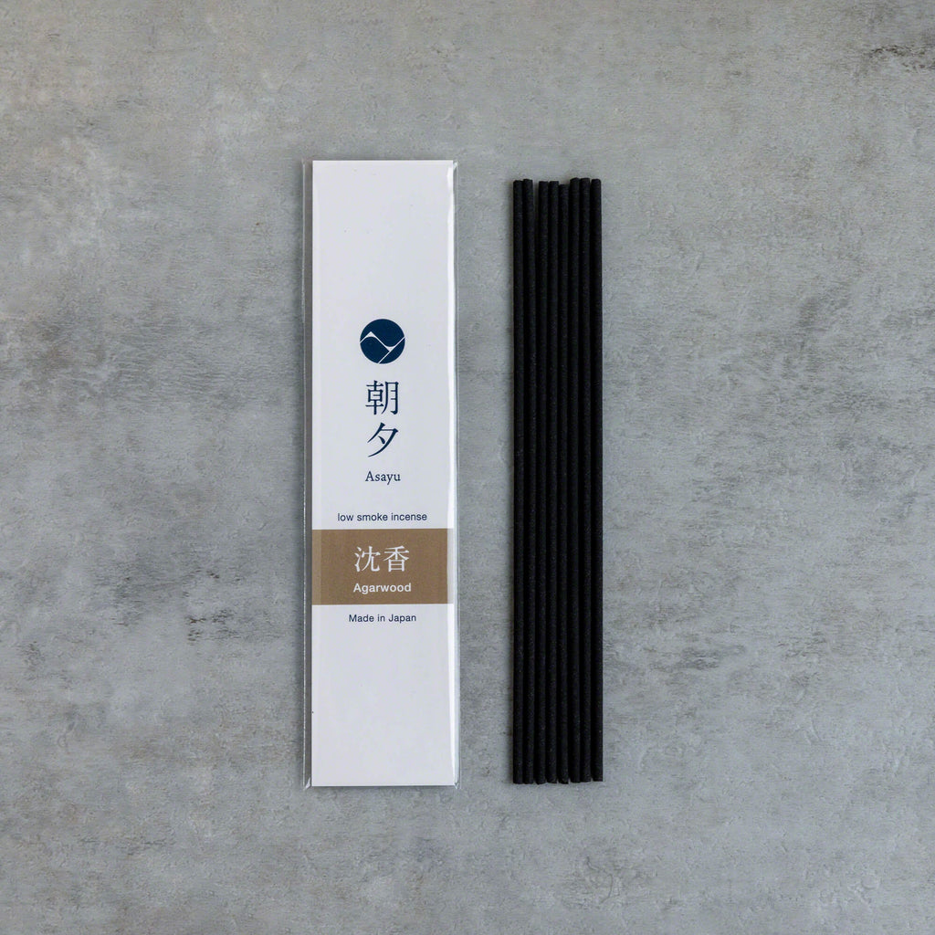 [ Free Shipping in continental US, CANADA, and UK ] Asayu Japan 100% Natural Incense Stick Assortment, Set of 5 Scents | 100% Made in Japan Incense Sampling Variety Pack | Sandalwood, Agarwood, Cypress, White Sage and Frankincense