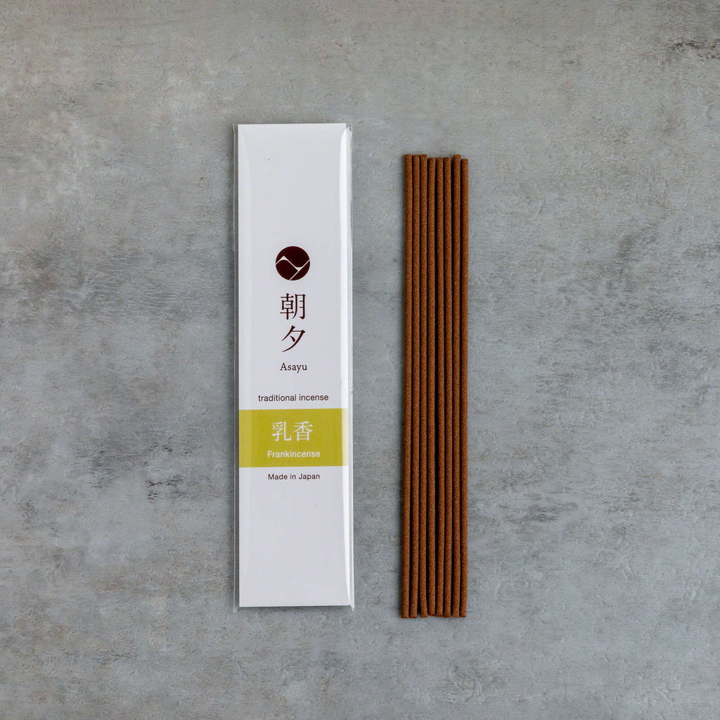 [ Free Shipping in continental US, CANADA, and UK ] Asayu Japan 100% Natural Incense Stick Assortment, Set of 5 Scents | 100% Made in Japan Incense Sampling Variety Pack | Sandalwood, Agarwood, Cypress, White Sage and Frankincense