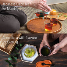 Load image into Gallery viewer, 【Free shipping in Canada】Explore Asayu Japan&#39;s Timeless Brew, featuring Wakocha and Genmaicha with Gyokuro tea bags. Savor the floral notes of Wakocha and the nutty, creamy essence of Genmaicha. Perfect for enhancing your daily wellness routine with authentic Japanese tea.
