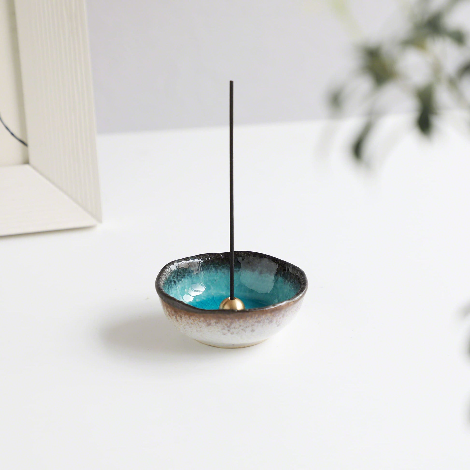Small Nature Ocean Blue Incense Holder