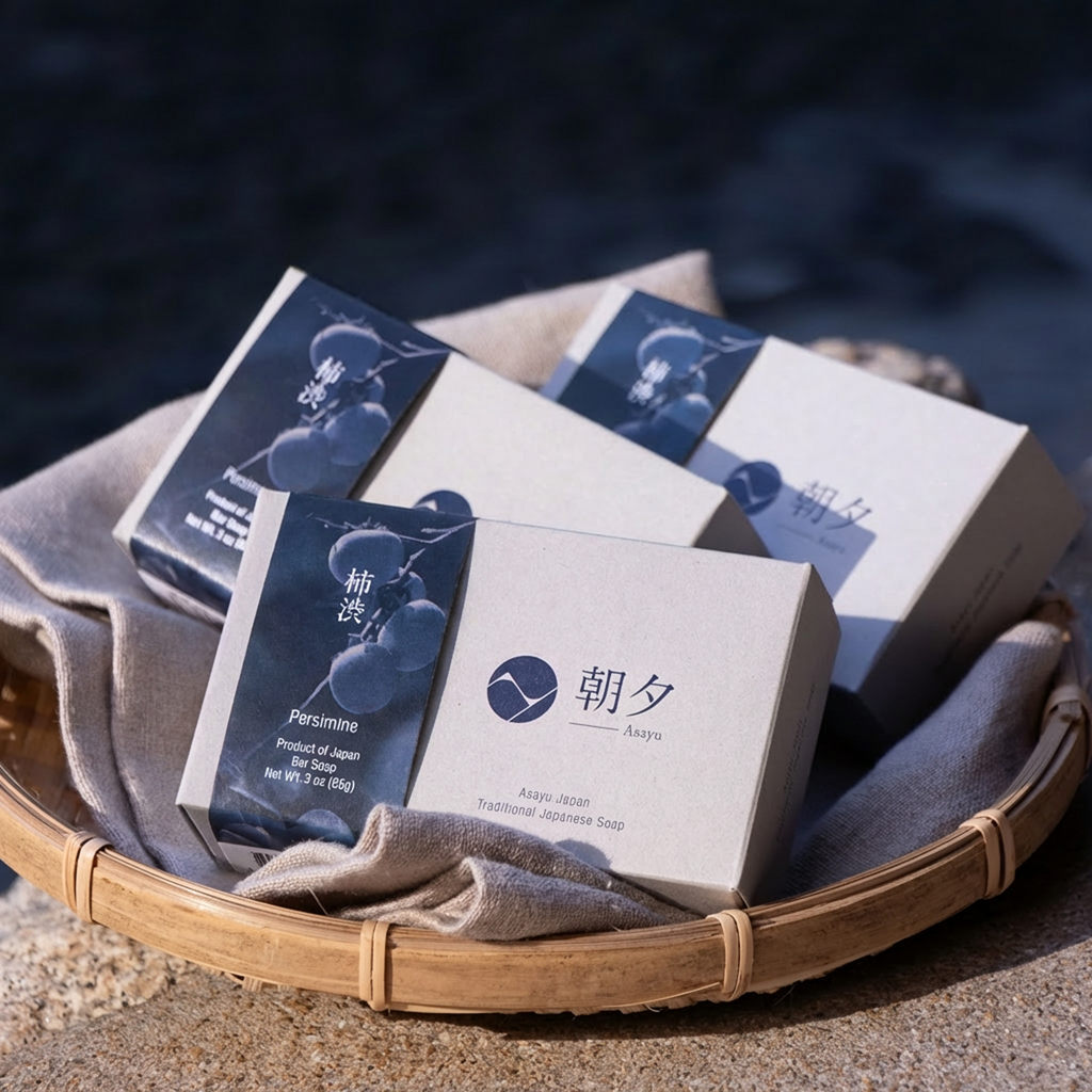 Asayu Japan Persimmon Body Soap - 3 Pack