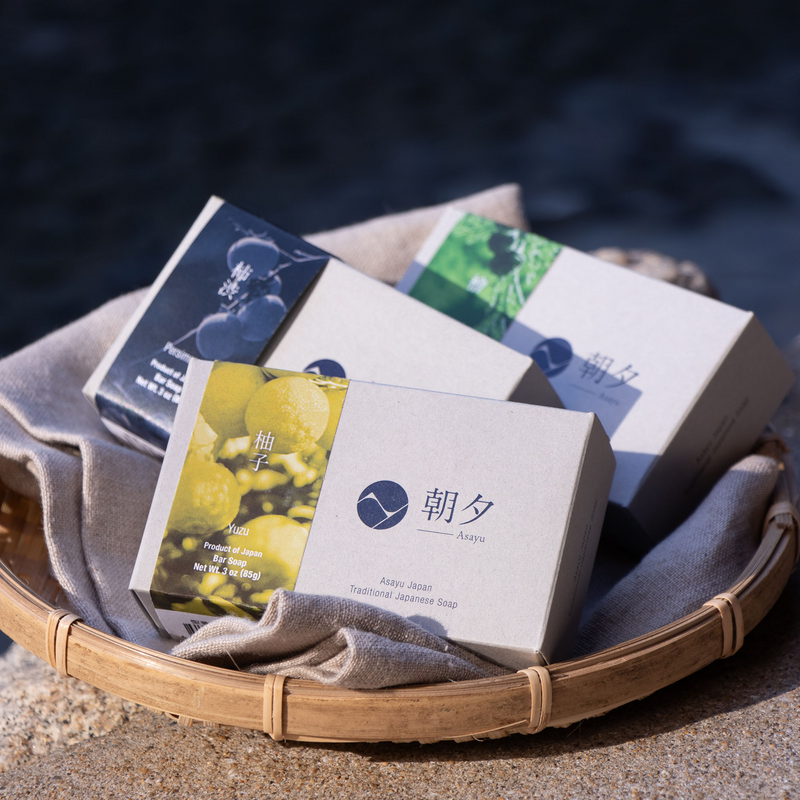 Asayu Japan Körperseifen-Sortiment, 3er-Pack