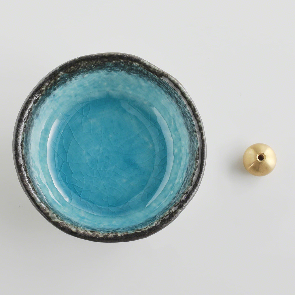 Small Nature Ocean Blue Incense Holder