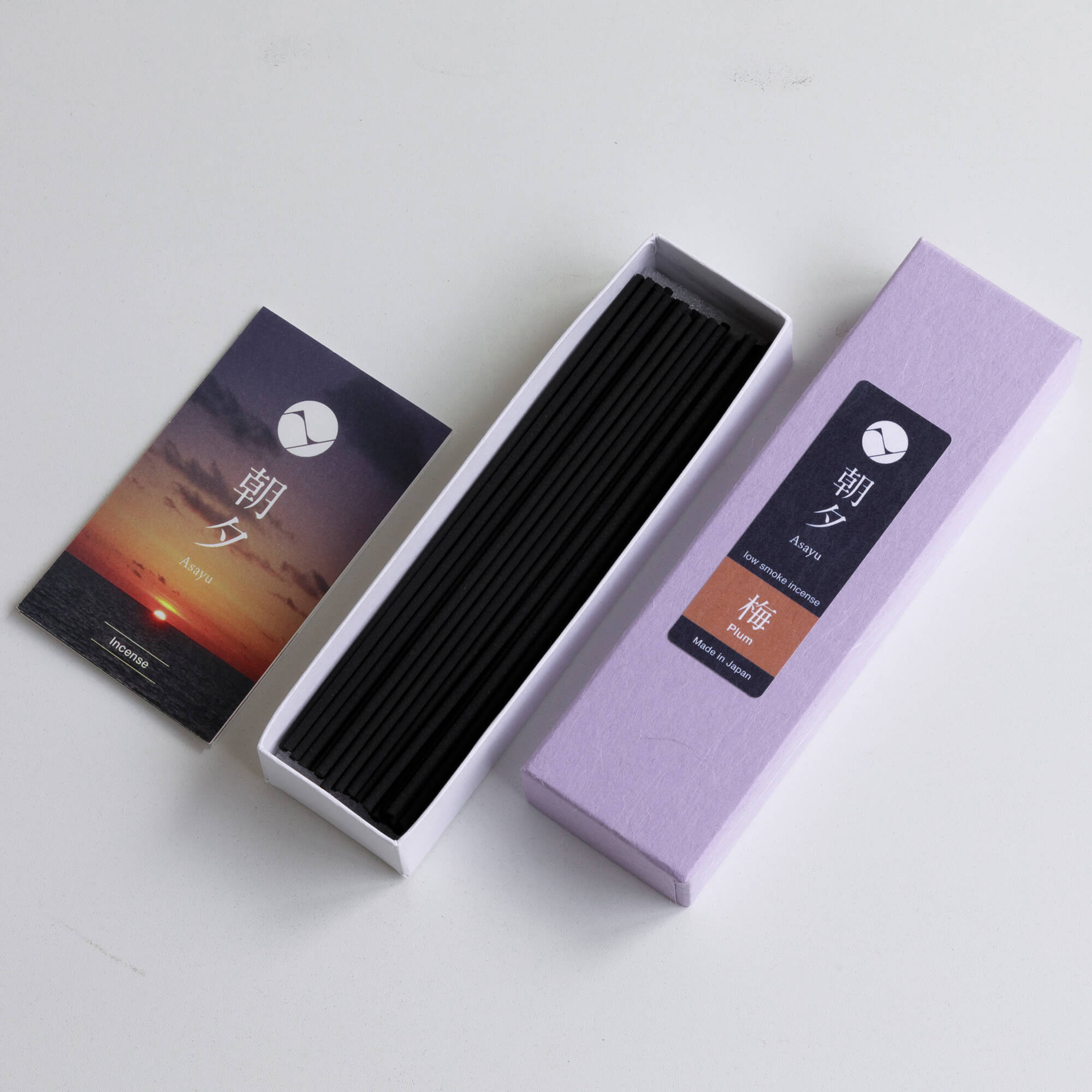 Asayu Japan Raucharme Räucherstäbchen 40g [Pflaumenblüten]