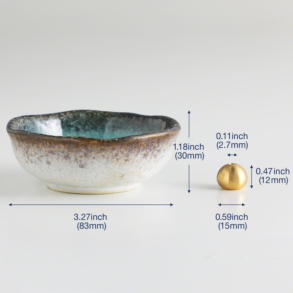 Small Nature Ocean Blue Incense Holder