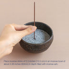 [ Free Shipping continental US, UK, and Canada ] Enhance your incense experience with Asayu Japan's Grey Incense Ash - 150g of natural, unobtrusive rice husk ash from Nagano. Perfect for any incense type, it ensures a seamless, self-extinguishing burn for a peaceful atmosphere.