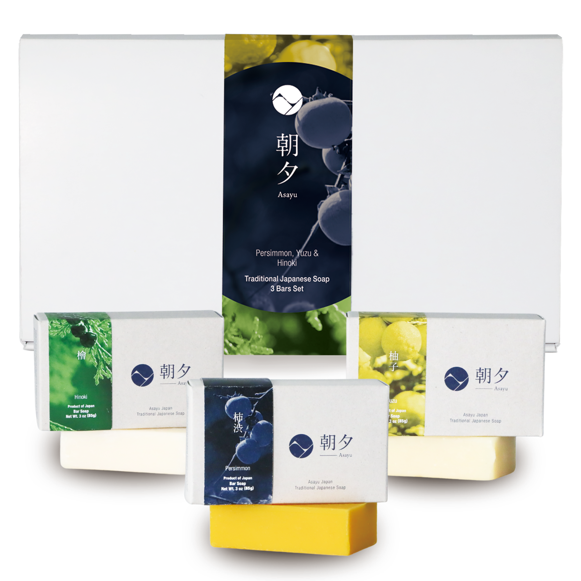 Asayu Japan Assortment Body Soap - 3 Pack