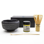 Matcha Ceremony Set Crystal Glaze Mino ware bowl