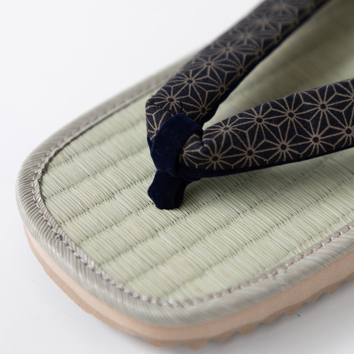 close up on Asanoha Sandals