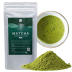 Matcha 100g Pouch with Matcha Powder and Matcha Tea