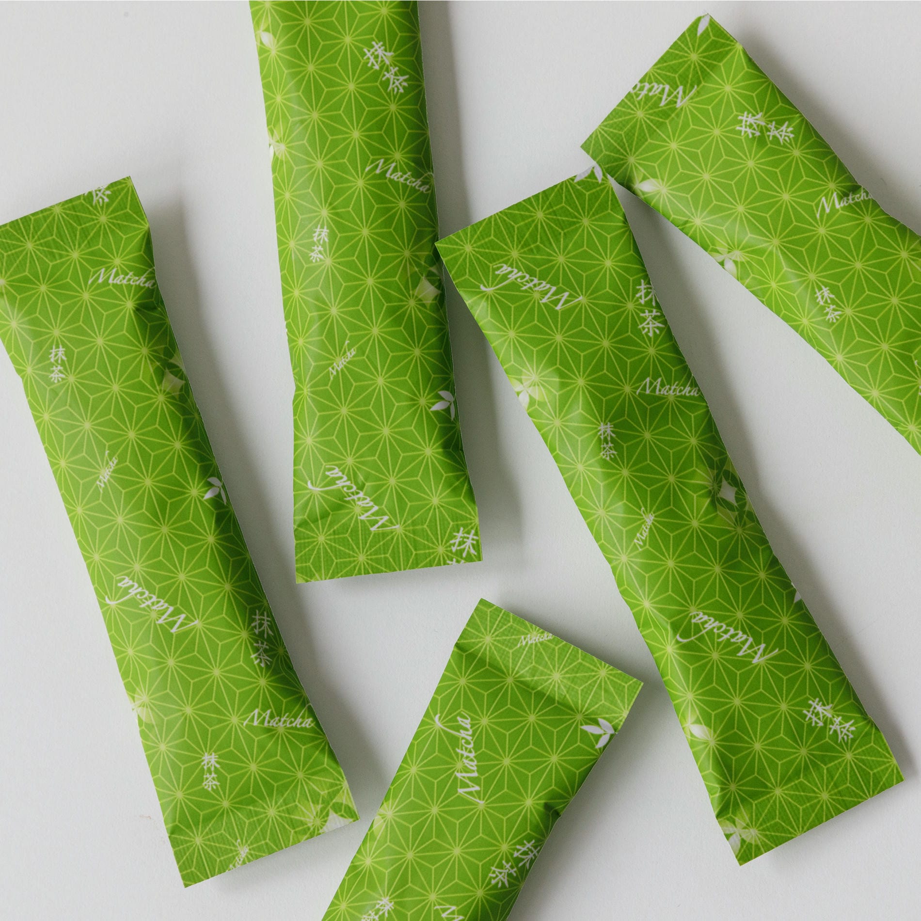 five matcha sticks