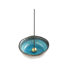 Load image into Gallery viewer, Small Nature Ocean Blue Incense Holder
