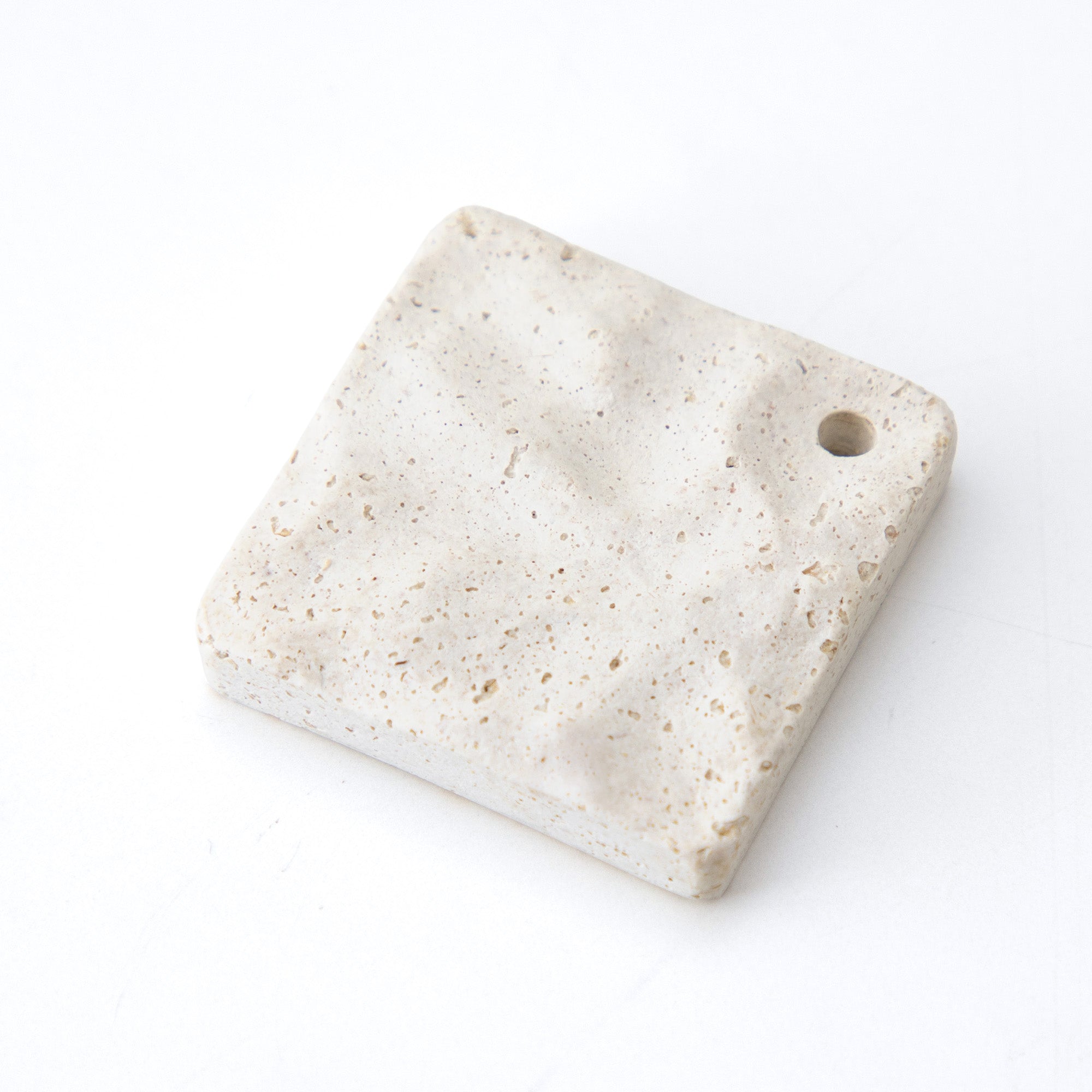 White Kazenami Mini Incense Holder