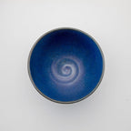 Kurogane Blue Matcha Bowl with Glaze