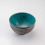 Kurogane Turquoise Matcha Bowl 