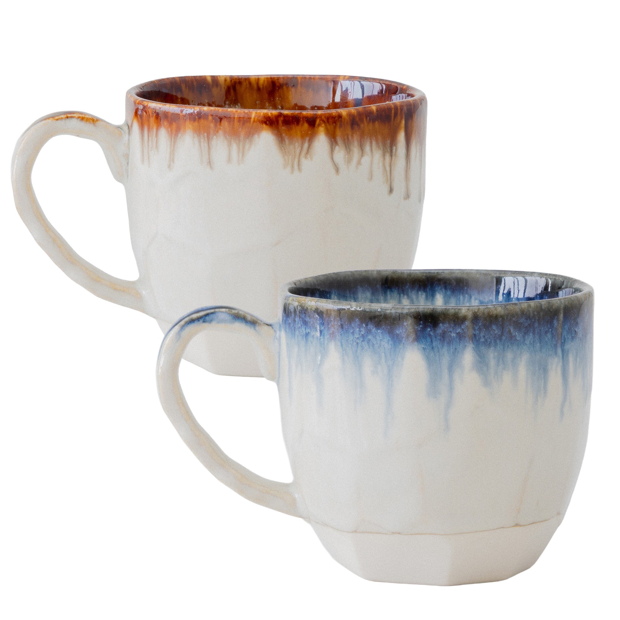 Two cups next to each other