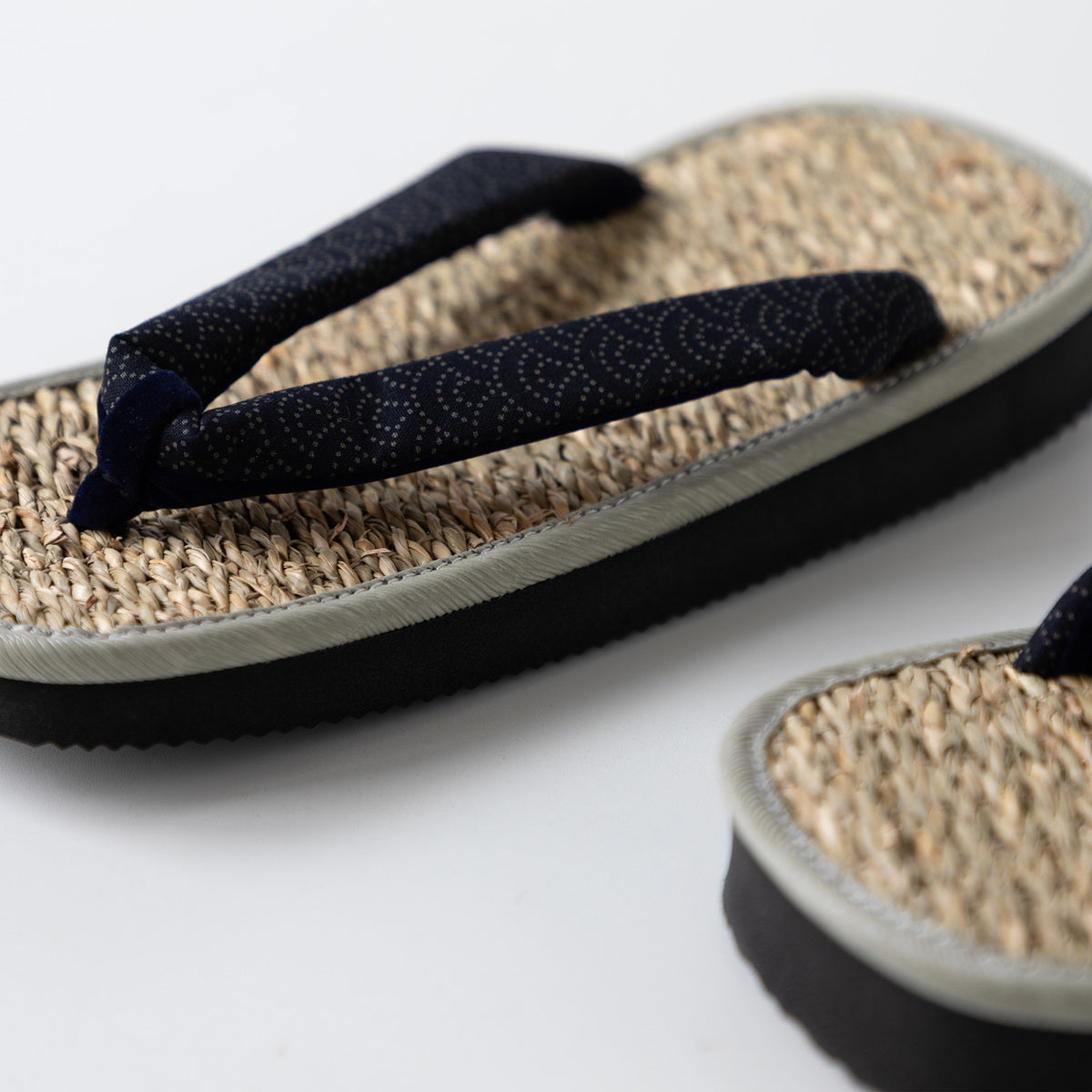 CLose up on the sameseigaiha sandals