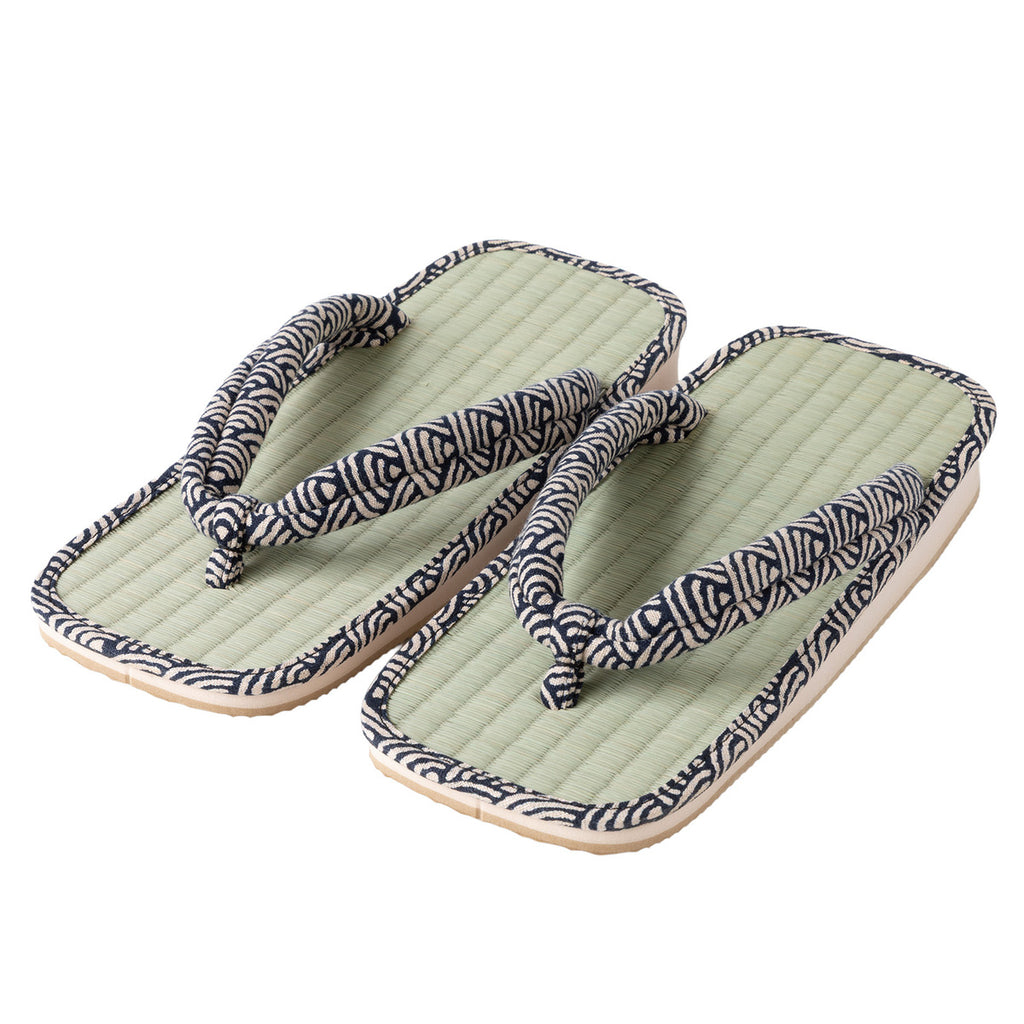 Seigaiha sandals