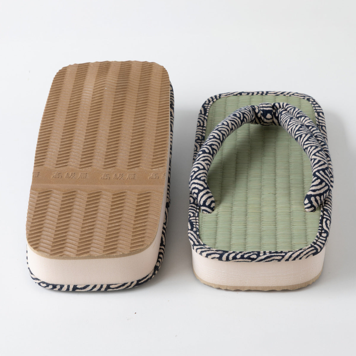 Seigaiha sandals