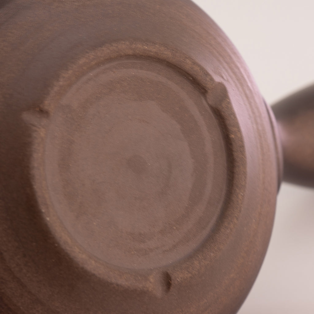 back of the Kurofuki Japanese teapot