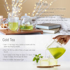 asayu sencha green tea bag brewing instructions