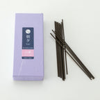 Peach incense sticks box 40g next to soem incense sticks