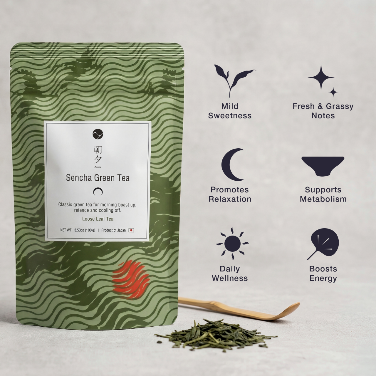 sencha loose leaf tea