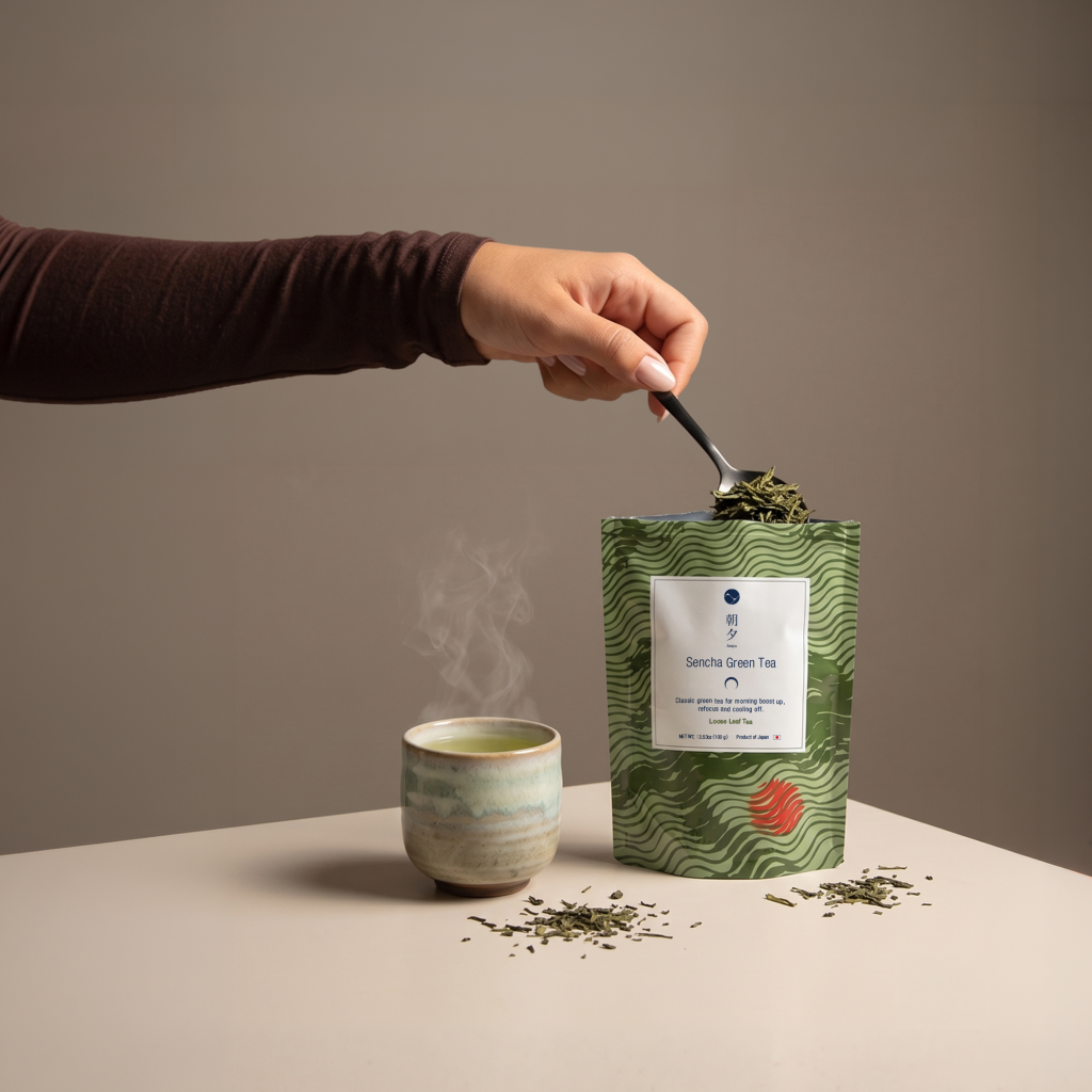 sencha loose leaf tea