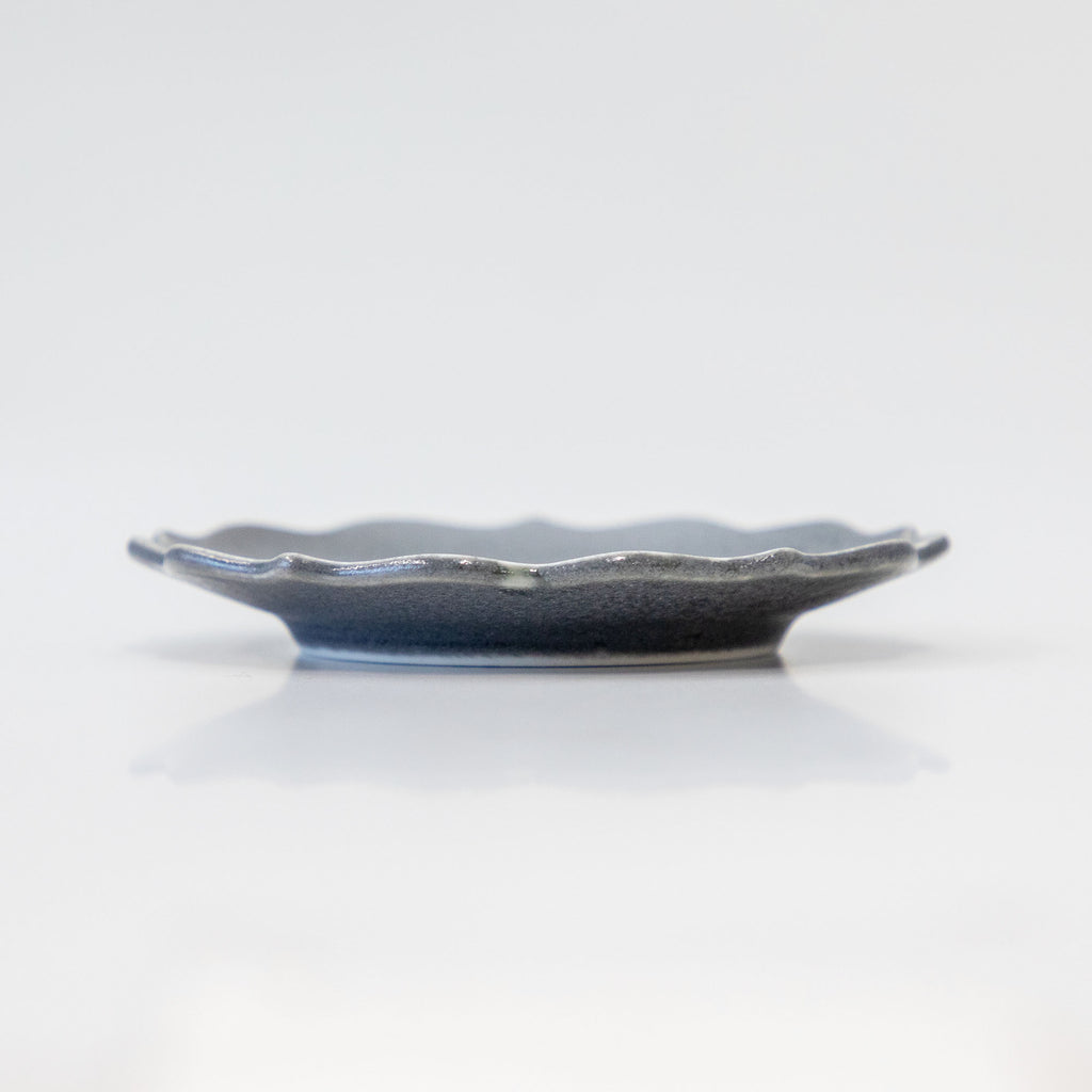 Ceramic Incense Holder Kikyo Matte Grey