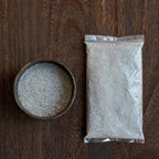 Ceramic bowl with grey incense ash 