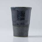 Ceramic blue tea cup