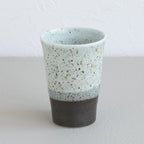 ceramic grey tea cup