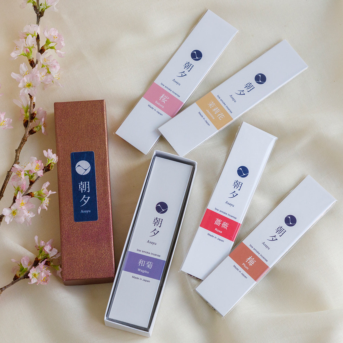 Floral incense sticks variety pack