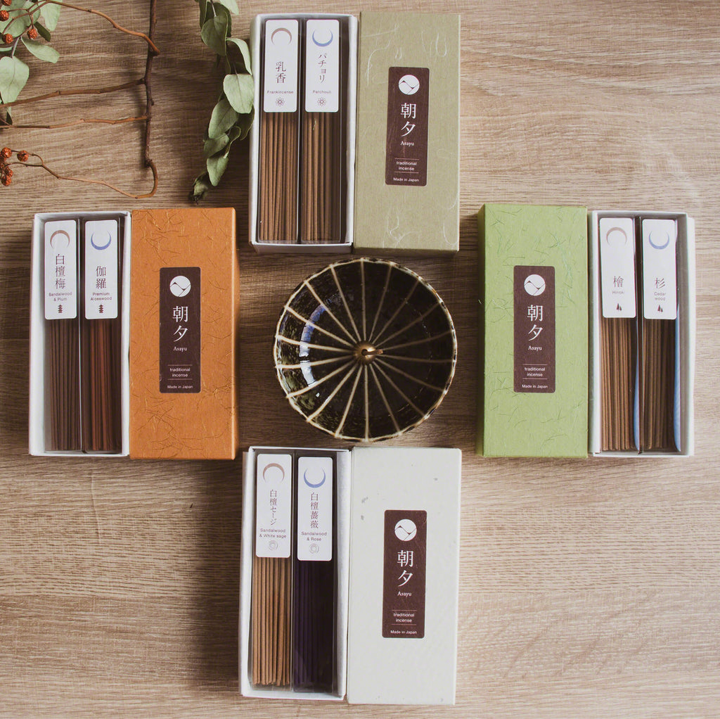 Traditional Incense Sticks 40g Reflection Set [ Frankincense and Patchouli ]