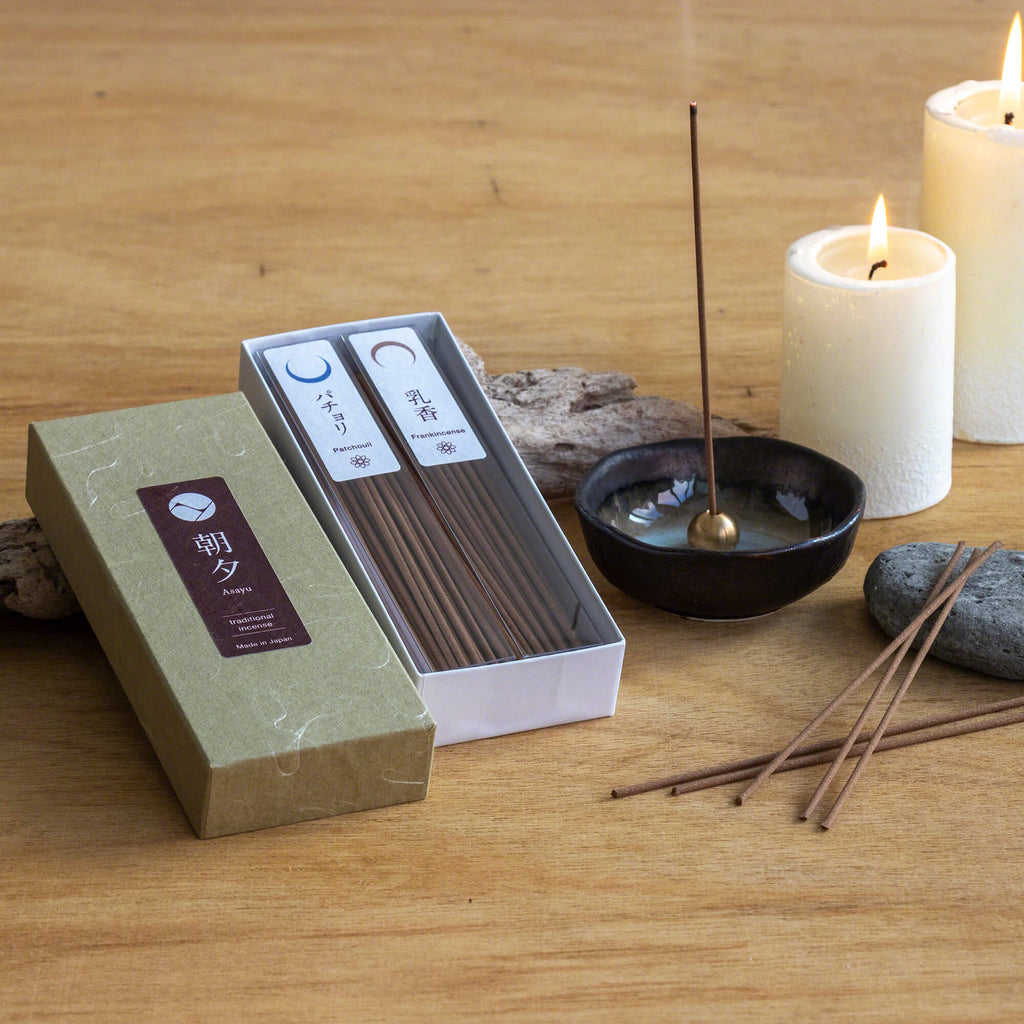 Traditional Incense Sticks 40g Reflection Set [ Frankincense and Patchouli ]