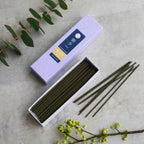20g Box of jasmine incense sticks opened in display