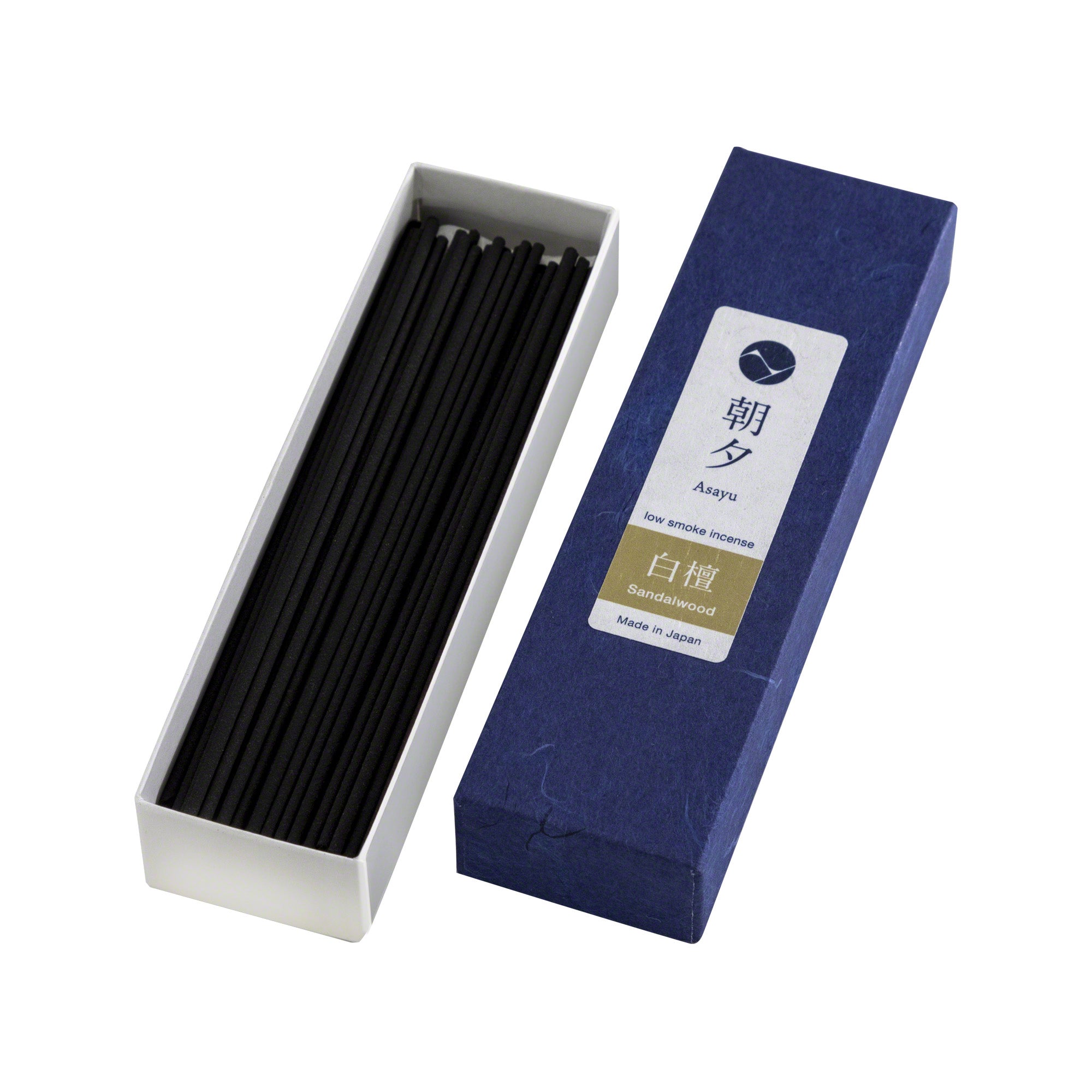 20g Box of sandalwood incense sticks in display