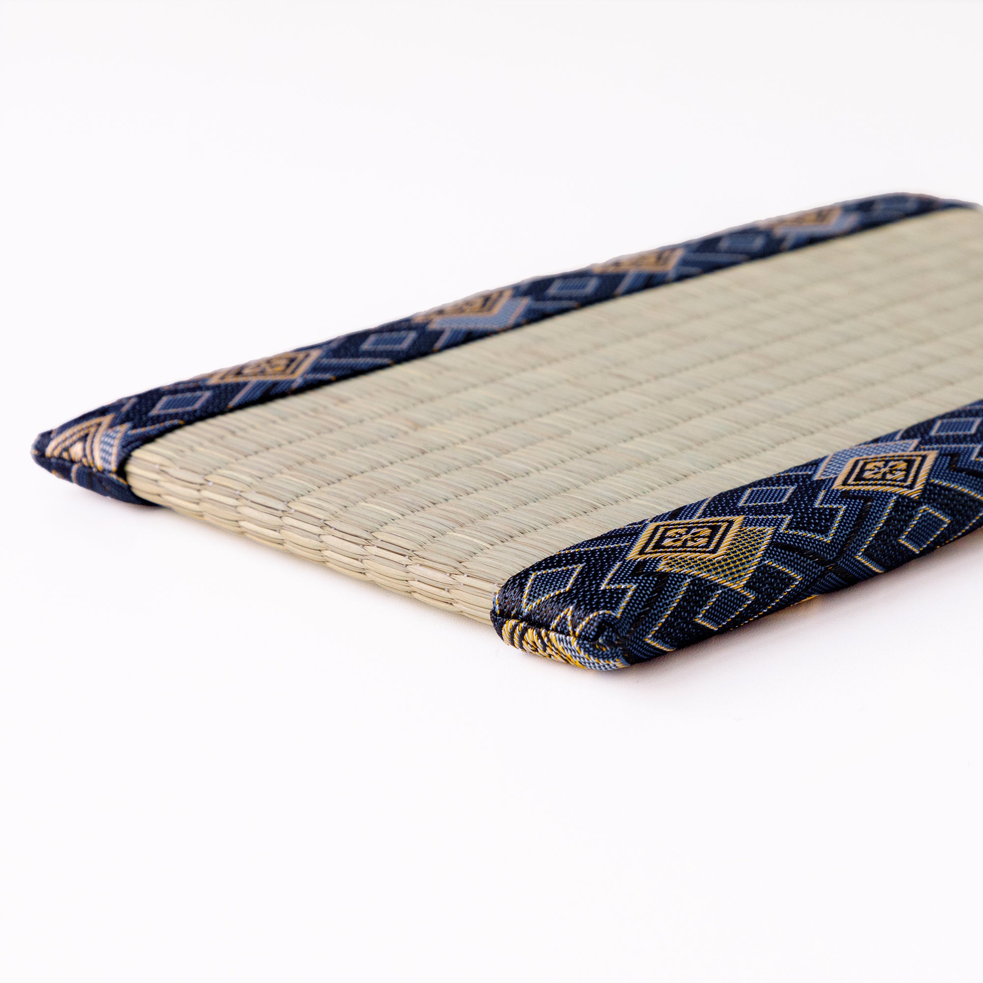 Mini Tatami Mat Made of Real Igusa Rush Grass - Blue – Asayu Japan