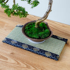 bonsai on blue mini tatami